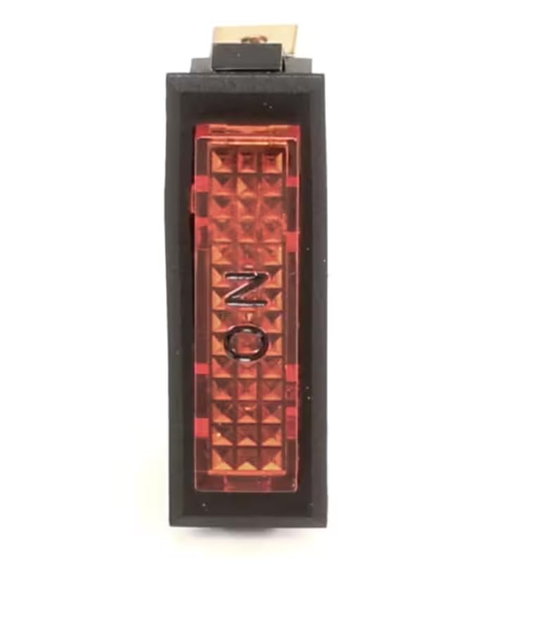 Fits Vulcan Hart 1716 Indicator Light, Amber, 250V, On, Rectangle for ECO2D, GCO2D, SG4
