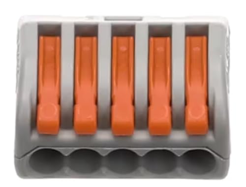 Jet 20A 300V 600V 28-12 Wire Splicing Connector, Compact, 5 Conductor for 10-10E Classic, 10-10E Pro, 10-10G Classic