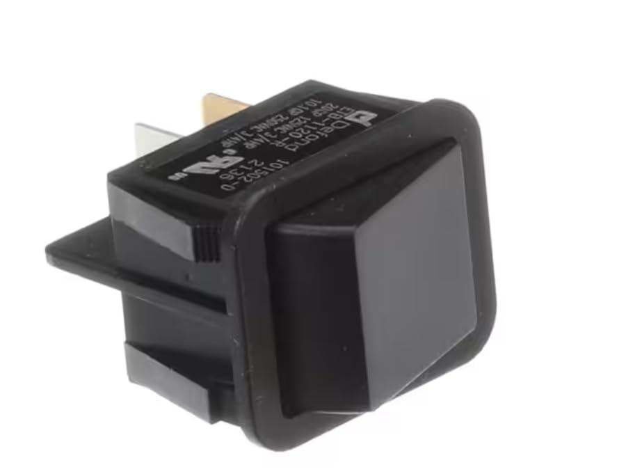 Fits Vita-Mix 101502-D 2136 ETB-1120-R 20GP 125VAC 3/4HP 10.1GP 250VAC 3/4HP Switch, Rocker, Pulse, Black, XL