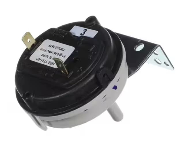 Fits Wells FS@ 0.65 PR-V 77830-2-0825 Air Pressure/Vacuum Switch with Bracket, 0.65" WC PR