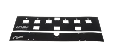 Fits Wilbur Curtis Gemini System 312IL Overlay Kit, Control Panel, Top & Bottom, GEM-312IL