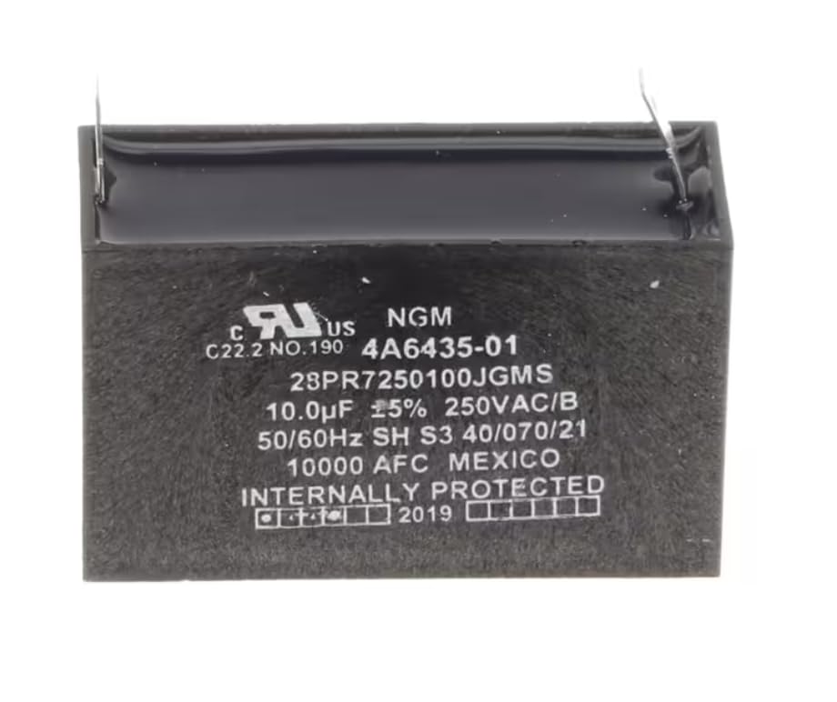 NGM Capacitor, 250 Volt, 50/60HZ, 10.0uF for URC-5FZ, SRK-20J, KM-901MRJ