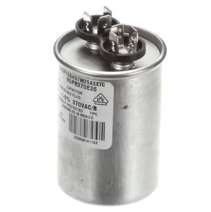 Fits Kold-Draft 325P156H37M25A3XTC 320908161152 Run Capacitor, 370VAC 50/60Hz for GB357, GB420, GB430