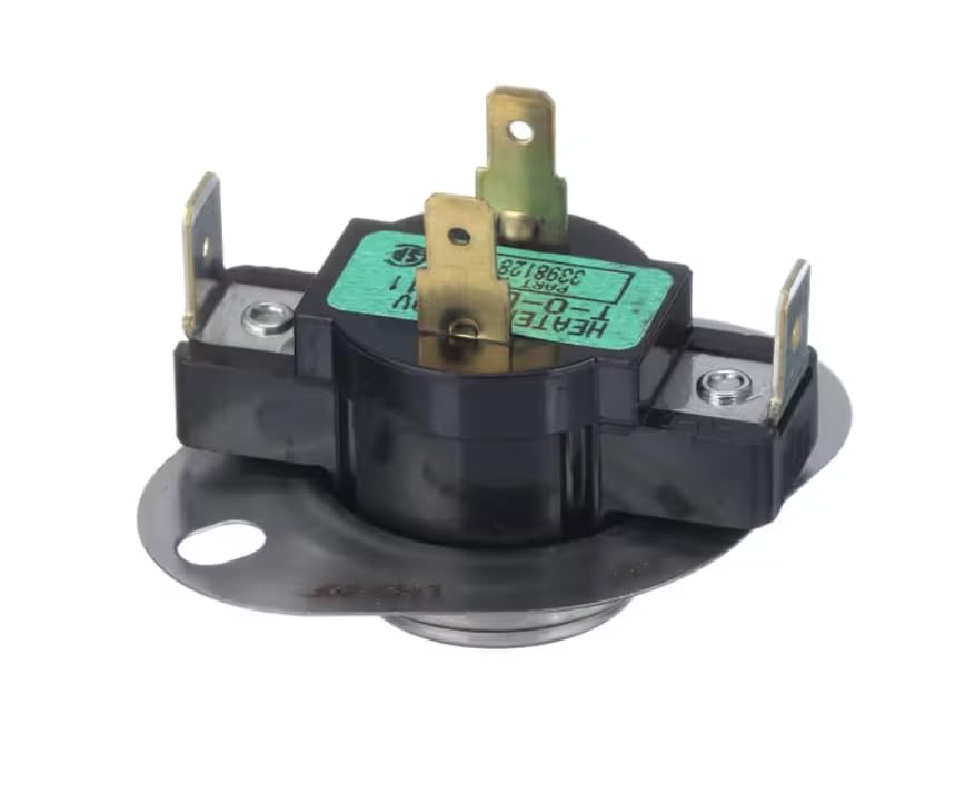 2017 Thermostat, Cycling, 4 Terminal, L145-20F, Dryer WP3398128 for LEL7646EQ0, LEL7646EQ1, LEL8858DQ0