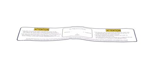 Fits Henny Penny 88540A Label, Attention, Power/Pump, Melt, French
