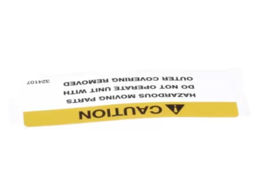 Fits Stoelting 324107 Caution, Hazardous Moving Parts Decal for 100C, 100CA, 100F