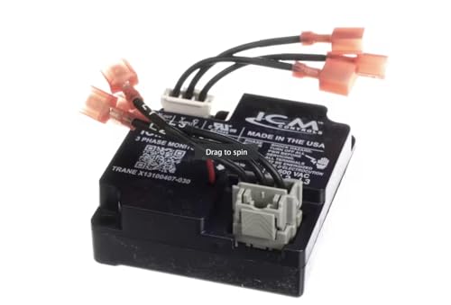 3-Phase Control & Monitor Module 180–600VAC – Fits Trane X13100407-030 HVAC Systems