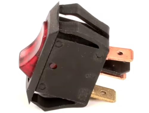 Fits Nemco LRA911C T55u 10(4) A 250V~ 16A 125VAC 10A 250VAC 1623R Rocker Switch (220V Model Only) for 6301-18, 6301-18-SS, 6301-24
