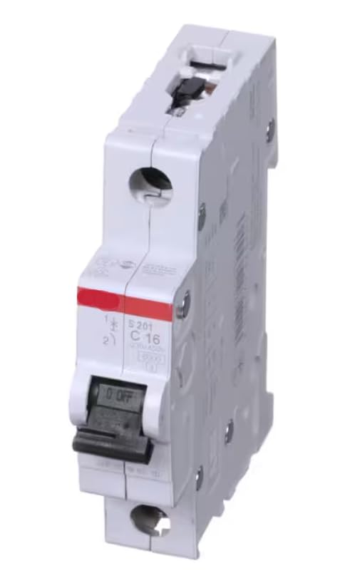 Fits LBC Bakery Equipment 60947-2 2CDS51001R0164 4016779464406 16DLQ-529-16A Circuit Breaker, 15AMP, White for LRO-1E5, LRO-1G5, LRO-2E5