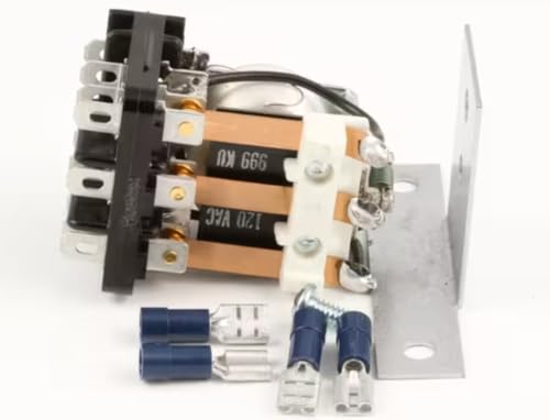 Fits Blodgett 120 VAC 999KU Relay and Bracket Kit, 3PDT, 120V for DFG-100, DFG-200, DFG-50