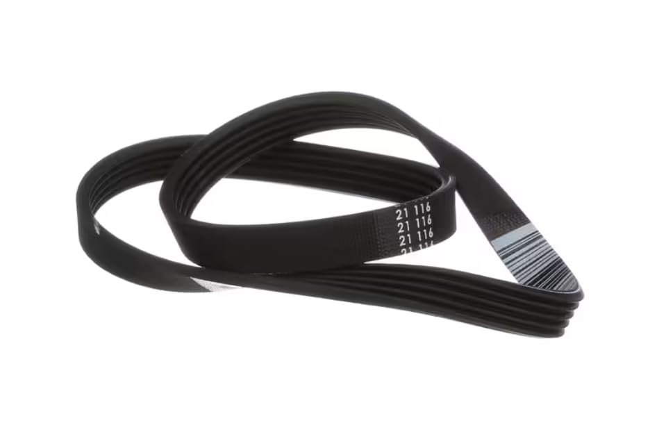 21 116 Drive Belt, 5 PJ 587 SJ161, Washer for GTD33EASK0WW, GTD45EASJ0WS, GTD75GCPL0DG