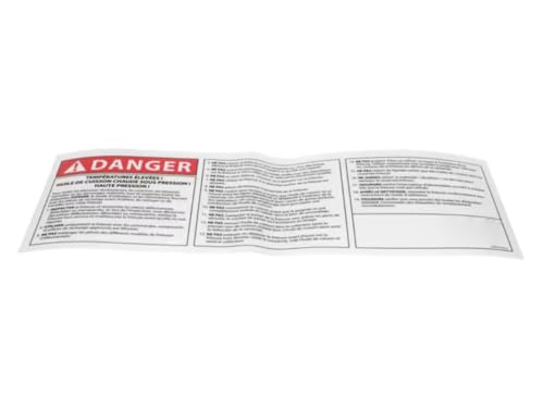 Fits Winston 4268AN202 REV. 0 Label/Decal, Backsplash, French Canadian for LP46C, LP56C, LP56C-GM