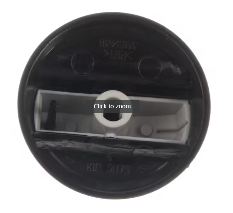 KIP 5H75 >PTB< Knob, Burner Control, Black for CFES3015LB1, CFES3025LB1, CFES3025LB4