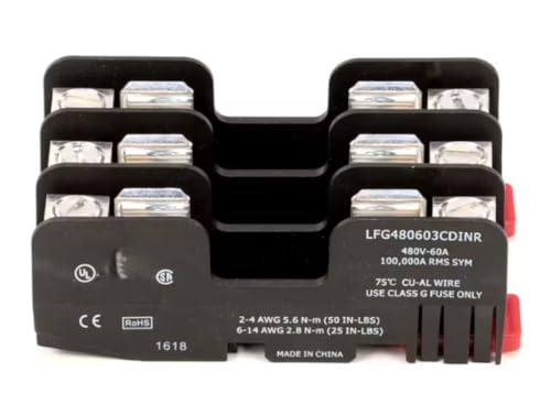 1618 Fuse Holder, 480V, 60A, 3 Pole, CTC/CTP Series for 10-10E Classic, 10-10E Pro, 10-20E Classic