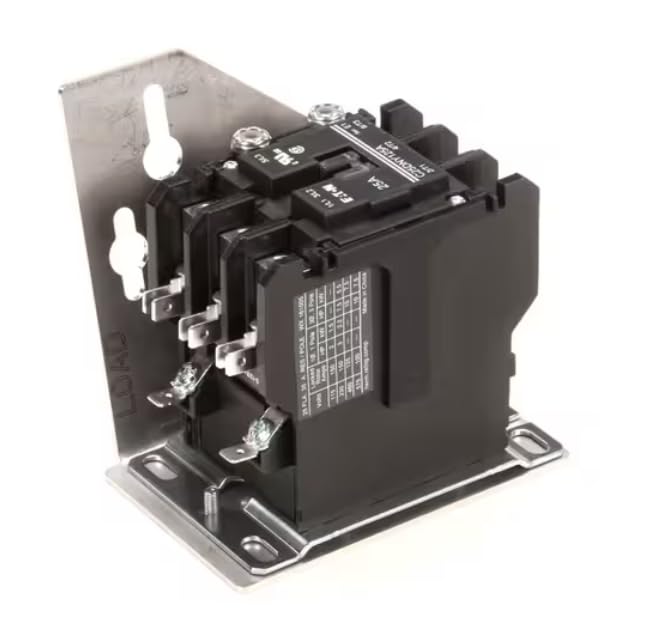 Fits Hobart C25DNY125A SER. E1 25A 25 FLA 35 A. Contactor Replacement Kit, 110-120V Coil, 50/60HZ, 3 Pole for LXGC, LXGH, LXiH