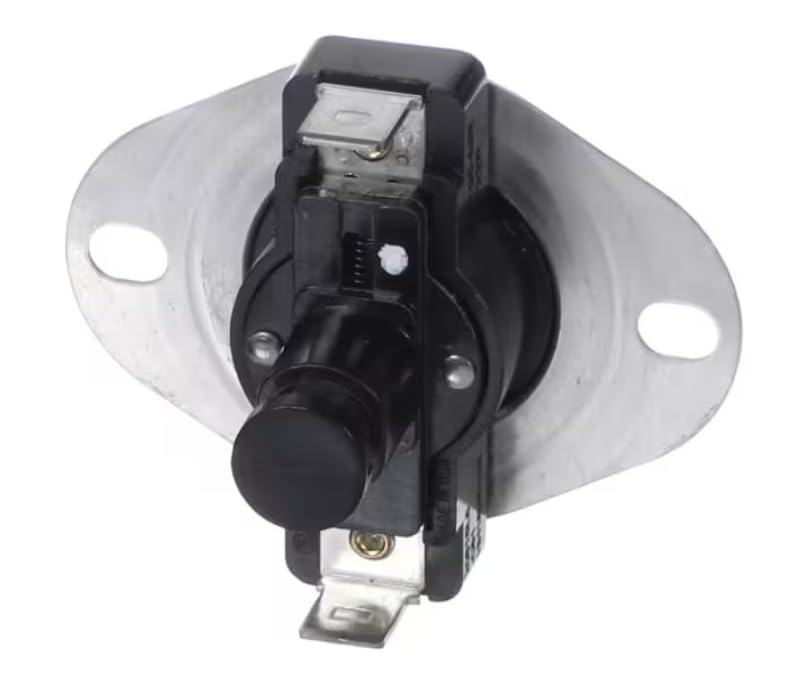 Fits Carrier HVAC 20615L5 C81 HH16HC198 L195-MR Y22R Limit Switch/Thermostat, Open 195F, Close 130F, Manual Reset