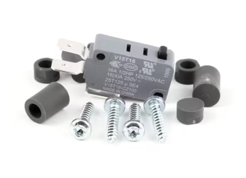 Fits Robot Coupe 1009 16A 250V 5E4 Microswitch Kit for J80 Ultra, MP 550 Turbo, MP 800 Turbo