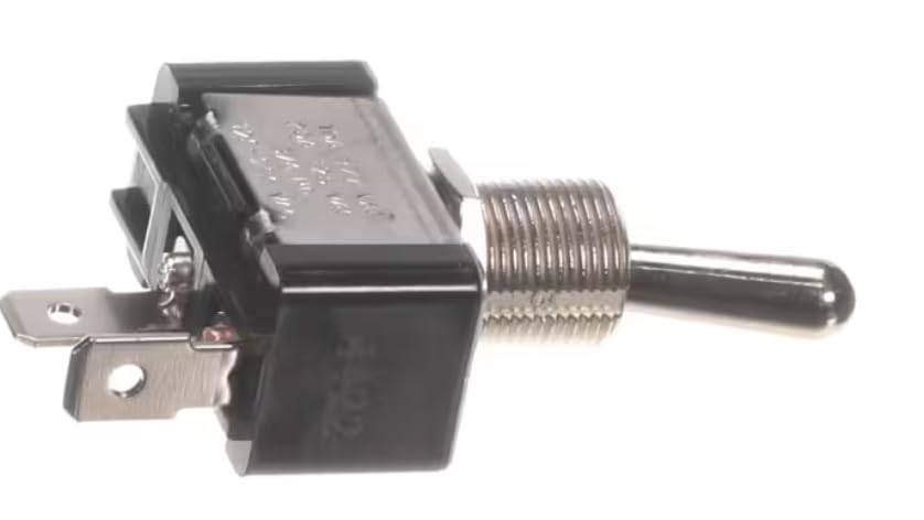 Fits Hobart 10A 277 VAC 20A 125 VAC Switch, Toggle, 125-250 Volt, 3/4HP for 625A, W32C, W32