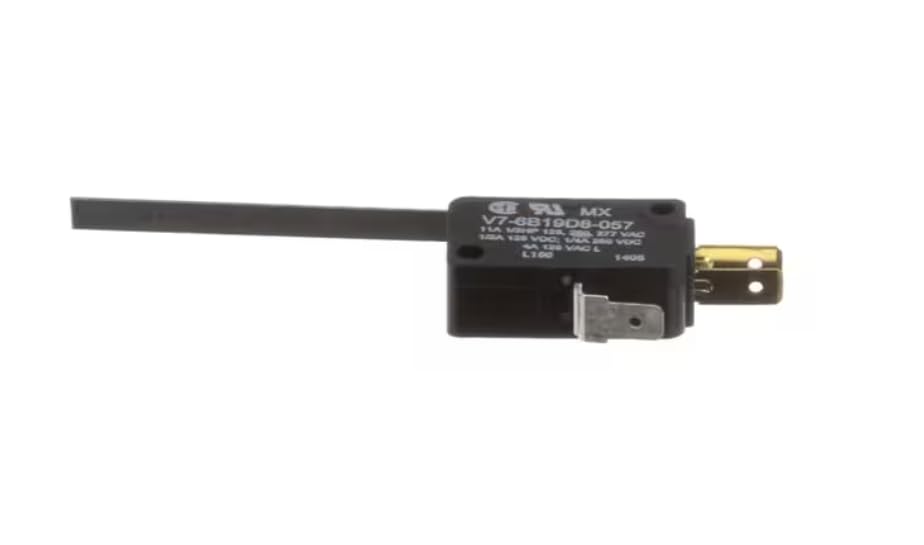 Fits Merrychef 1/3HP 125, 250, 277 VAC 1/2A 125VDC 1/4A 250VDC L 156 1405 Microswitch, Lever, 603R/63R