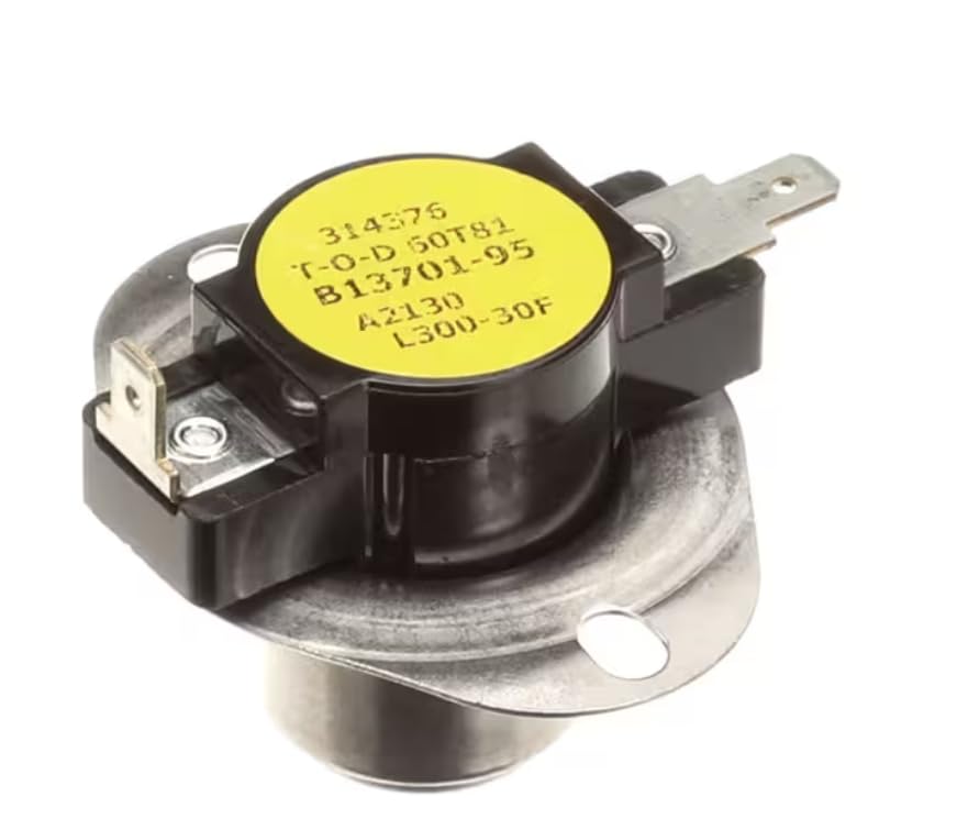 Fits Goodman 314376 T-O-D 60T81 A2130 Primary Limit Switch, 300F for ADS80453ANA, ADS80703ANA, ADS80703AXA
