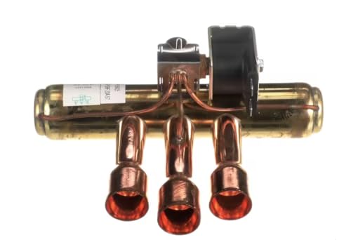 Fits York 68425 1P SHF-20A-57 V231206B SHF-4-10HA4 AC24V 2348875144 Reversing Valve with Coil, 24 Volt, 50/60HZ for Z24AC05M3KCTAJ, Z54DS84C6CDNBH0001, Z4S534ABD4A4ACBAC1