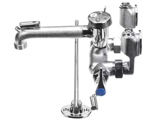 Fits T&S Brass #24 1/2 NPT NTC-MEA-164-85-M Faucet Assembly, Service Sink, 3 3/8" Center, Wall Mount, Vacuum Breaker, Lever Handles for B-0667-RGH