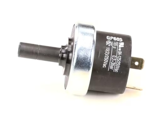 Fits Electrolux Professional 0497 Pressure Switch, GP600, 125/250V, 8A for AOS061EB12, AOS061EBA2, AOS061EBE2