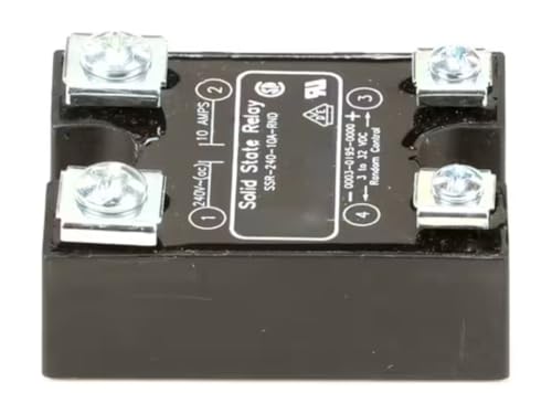Fits Southern Pride D332-6905 1803 SSR-240-10A-RND 0003-0195-0000 3 to 32 VDC Relay Solid State, 10A for SC-300, SRG-400 (Discontinued), SRG-400