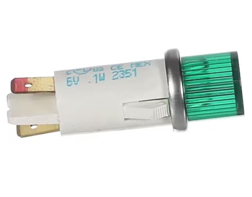 Fits Cleveland SOLICO 6V. 1W. 2351 Inducator Light, Green for KET-12-T, KET-12-TGB, KET-20-T