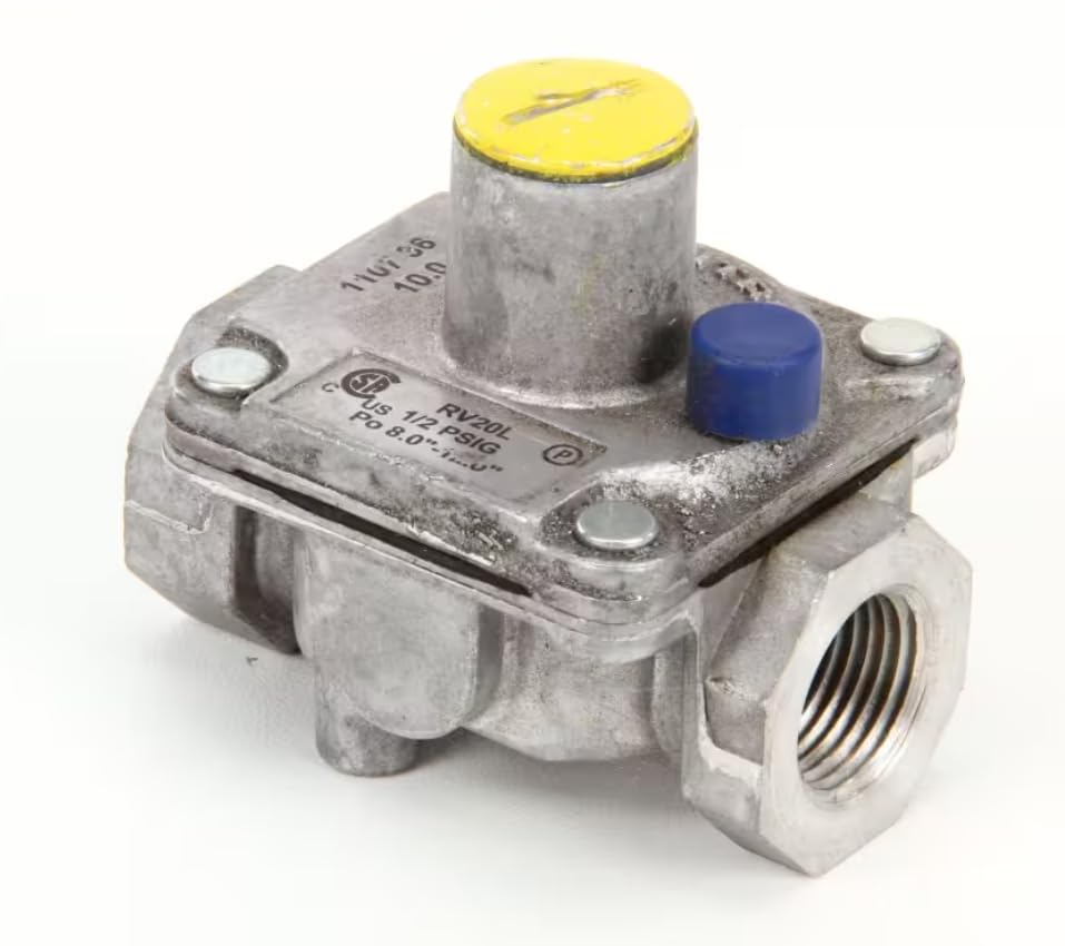 Fits Southbend Range 1107 36 10.0 RV20L PO 8.0"-12.0" Gas Pressure Regulator, Propane, 10" WC for MRA-32, MRA-32C, MRA-32W