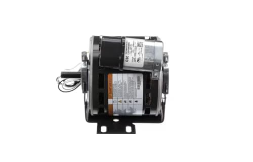 K55HXAEJ-4113 Electric Motor with Capacitor, 115V, 1/4HP, 1050RPM, 3.3A, 60Hz, OEM Replacement, Fits Trane HVAC Systems, Includes 10µF 370VAC Capacitor