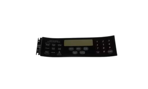 553988 REV.00 Overlay, Control/Timer, ES510, Black, Range for FEFBZ90GCA, FEFBZ90GCC, FEFL79HBA