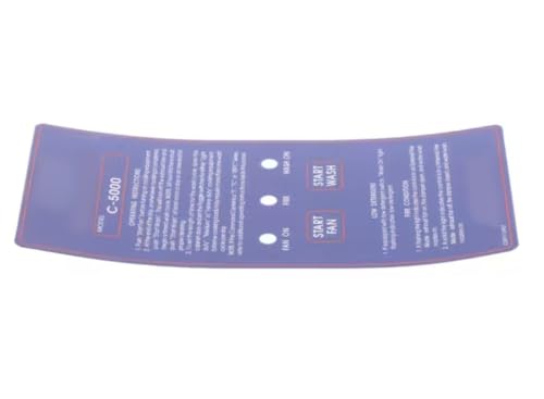 Fits Gaylord C-5000 C5FP Overlay/Mylar Faceplate, Control Panel