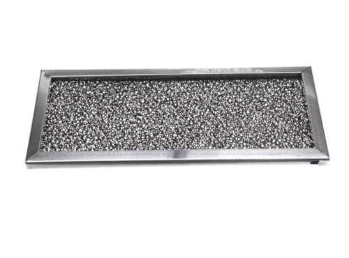 R58959 3AC Air Filter, Charcoal, 4" x 8 9/16" x 3/8", Microwave/Range Fan for PVM9215SKSS, JVM7195FL1DS, DVM7195SF1SS
