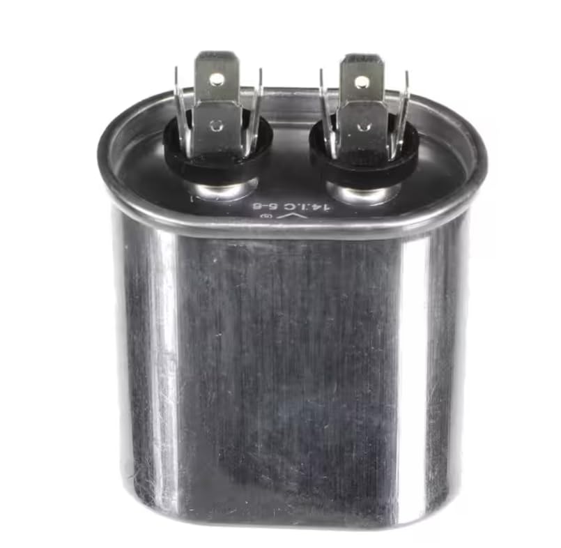 Fits Rheem GCSOS050J5 Capacitor, 5uF, 440VAC, 50/60HZ, Oval