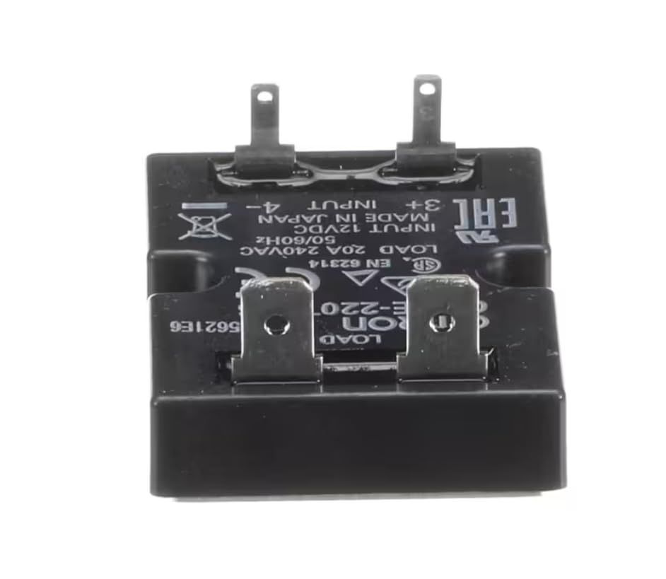 Fits Follett 15621E6 62314 Relay, Solid State, 12VDC, 20A for FZR1, FZR2, FZR20-LB