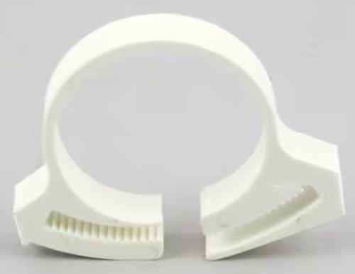 Fits Scotsman HC 953 HEYCO Hose Clamp, Snap Grip, White Nylon for NDE754, MDT3, AF300