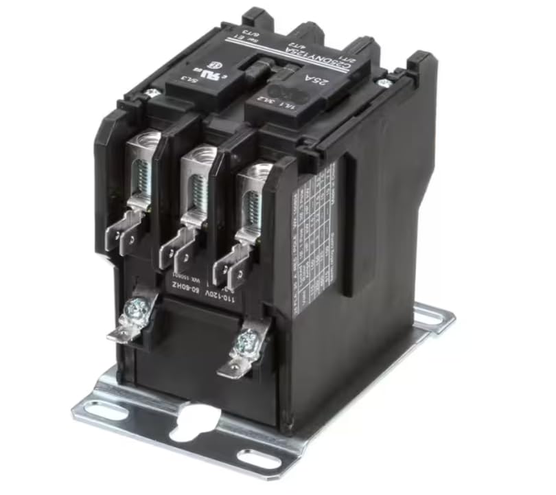 Fits Hobart C25DNY125A 150804 SER. E1 CONTACTOR, 110-120V, 25A, 3 Pole for AM15, LXGe, AM15T