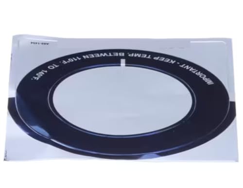 Fits Stero Dishwasher A69-1454 Decal, Power Scraper, Temp Between 110 to 140F for ER-44, ER-54, ER-64