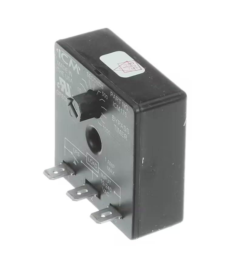 Fits York 0425 T 509 528 GPS00C2X1000 Time Delay Relay/Bypass Timer, 1000 Second-Adjustable