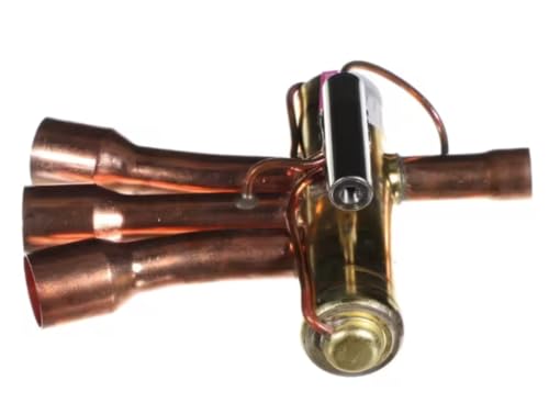 Fits Whalen Company SHF(L)-11H-46DI-LI B91044 Reversing Valve without Coil, 4 Way, 3/4" Suction Connection, 1/2" Discharge Connection, 3.1 Ton for WA10-BOB1, WA10-BOC2, WA10-BXC2