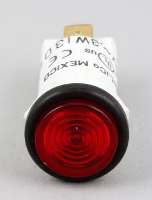 125V 3W I 309 Pilot Light, Red, 120V, .140Grip for FSCH-17W2, FSHC-1, FSHC-12W1