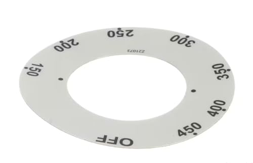 Fits Star Z21073 Label, Knob, 150-450F for TMGE24, TMGE36, TMGE48