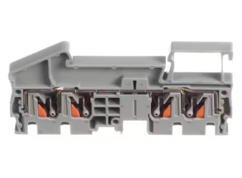 Fits Fri-Jado 0344 PT 4-QUATTRE 60947-1 1112 U Terminal Block, 4 Pole, Gray, TDR 7P for MCC Hot 24-4 Full Serve, MCC Cold 48-3 Full Serve, LDR 8+8 S AC Electric