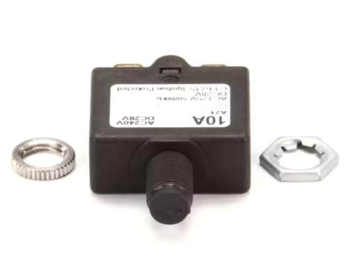 Fits Hobart AC240V DC28V AC 125V 50/60HZ DC 28V C16/15 Circuit Breaker, 10A for HS Series