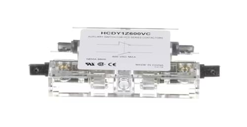 Fits York B600 C2119 Auxiliary Interlock Switch, Normally Open/Normally Closed for SJ024C00A1AAA1, V34AC04M6KDXAU0001, HV15C0CP4E3CAN1GB3