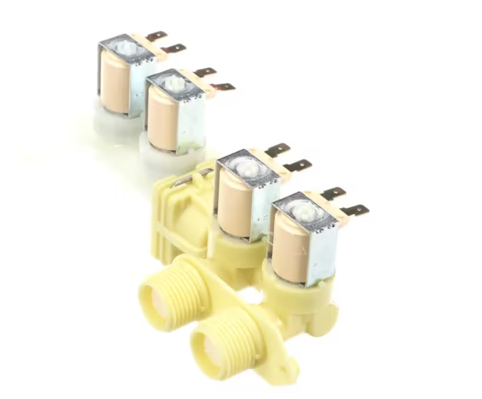 Fits Alliance Laundry Systems 256/21 258/21 Solenoid Valve, Water Inlet, 4 Coil, 100-127 Volt, Washer for AFN50RSP113FW01, AFN50RSP113TW01, AFN50RSP115TW01