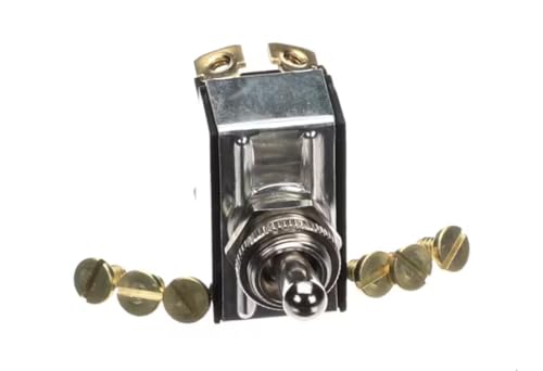 Fits Pitco 0121-0003 1802 R Toggle Switch, DPDT for 24RUFM