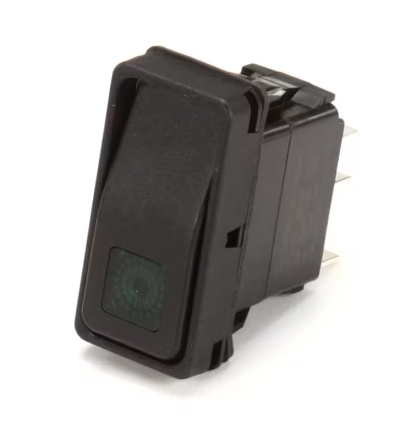 Fits Garland V A 5 1 1646 R Rocker Switch, Main Power, Green Lighted for XP(E/G) 12, XG36-1R, XG36S