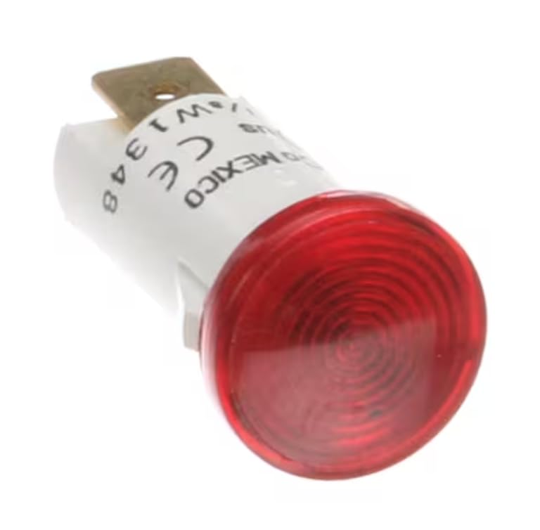 125V 1/3W 1348 Indicator Light, 125V, Red for 38002, 38003, 38004